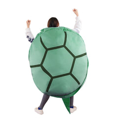 SEAHOME Wearable Turtle Shell Pillows，Turtle Plush Pillow Stuffed Animal Costume for Kids Adults ， Plush Toy Funny Dress Up Creative Gifts (Green, 32 inch)