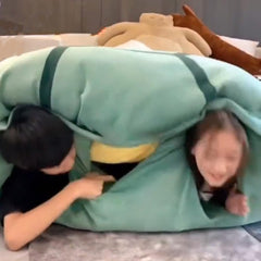 SEAHOME Wearable Turtle Shell Pillows，Turtle Plush Pillow Stuffed Animal Costume for Kids Adults ， Plush Toy Funny Dress Up Creative Gifts (Green, 32 inch)