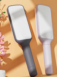 Cleaning Rotating Lifting Comb, Rotate Lifting Self Cleaning Hairbrush for Women, 4 in 1 Self Cleaning Hair Brush, Self-Cleaning Anti-Static Massage Comb (Purple+Grey)