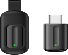 Universal Mini Smart IR Remote Controller iOS Android Mobile Phone Infrared Controller Smartphone Infrared Controller Adapter for Using in Control Most Home Appliances (Type C, Black)