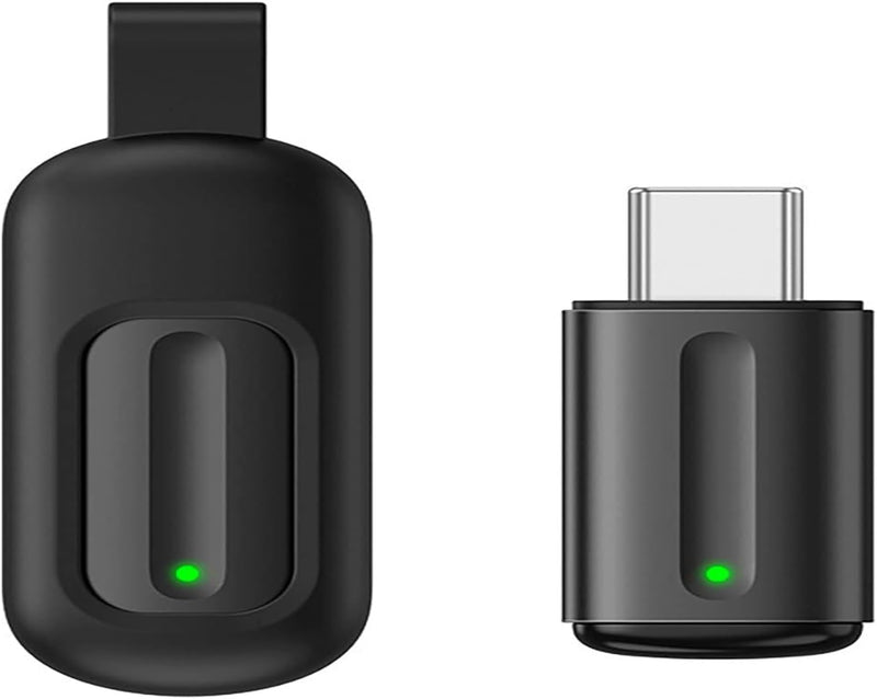 Universal Mini Smart IR Remote Controller iOS Android Mobile Phone Infrared Controller Smartphone Infrared Controller Adapter for Using in Control Most Home Appliances (Type C, Black)