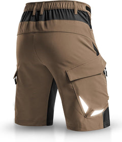 XKTTAC Men's Outdoor Quick Dry Lightweight Stretchy Shorts for Hiking, Tactical, Camping, Travel with 6 Pockets