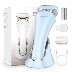 Electric Razor for Women Rechargeable Wet Dry Electric Shaver for Women, Waterproof Lady Shaver for Legs Arm Underarm Bikini Public Body Razor with One Extra Foil Blade