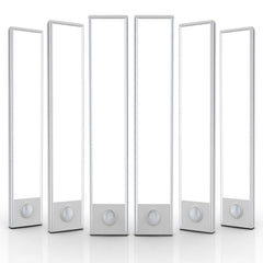6 Pack Under Cabinet Lights Wireless, 32 LED Motion Sensor Light Indoor Rechargeable Magnetic Closet Lights Battery Operated, Under Counter Lights for Kitchen, Wardrobe, Hallway, Stairs