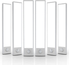6 Pack Under Cabinet Lights Wireless, 32 LED Motion Sensor Light Indoor Rechargeable Magnetic Closet Lights Battery Operated, Under Counter Lights for Kitchen, Wardrobe, Hallway, Stairs