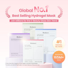 BIODANCE Bio-Collagen Real Deep Mask, Hydrating Overnight Hydrogel Face Mask, Pore Minimizing, Elasticity, Plumping, Travel Essentials & Self Care Gifts for Women, Korean Skin Care | 1.19oz(34g) x 4ea