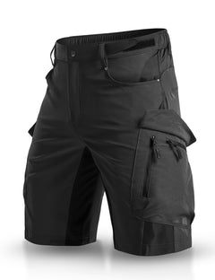 XKTTAC Men's Outdoor Quick Dry Lightweight Stretchy Shorts for Hiking, Tactical, Camping, Travel with 6 Pockets