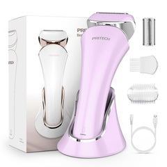 Electric Razor for Women Rechargeable Wet Dry Electric Shaver for Women, Waterproof Lady Shaver for Legs Arm Underarm Bikini Public Body Razor with One Extra Foil Blade