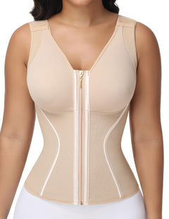 SHAPSHE Waist Trainer Corset for Women Tummy Control Workout Sport Girdle Hourglass Cincher Body Shaper Postpartum with Bra