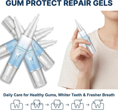 4Pcs Value Pack Gum Care Gel, Daily Oral Care Formula for Gum Comfort & Fresh Breath, Gentle Enamel-Friendly Dental Gel with Precision Applicator for Home & Travel Use