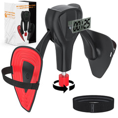 3rd Gen Inner Thigh Leg Train Exercisers 0-100 lbs Adjustable Resistance with Leg Straps Band Pelvic Floor Kegel Hip Exercise Workout Equipment Pilates Women Men