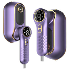 Portable Travel Steamer, 1200W Handheld Fabric Steamer for Clothes, 4Modes with LCD Display, Powerful Wrinkle Remover for Home & Travel, 150ml Water Tank, 10S Fast Heat-Up, 120V Only (Not for Europe)