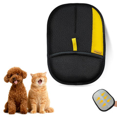 Electrostatic Gloves for Pet Hair Removal: Upgraded 2PCS Animal Fur Removal Tool for Dogs&Cats Efficient Reusable Pet Hair Remover for Couch Carpet Car Seat Clothing Quick Clean (2 pcs-Black)