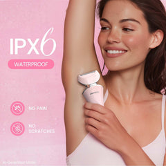 Electric Razor for Women Rechargeable Wet Dry Electric Shaver for Women, Waterproof Lady Shaver for Legs Arm Underarm Bikini Public Body Razor with One Extra Foil Blade