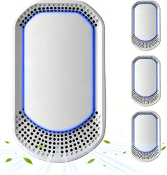 Plug In Air Ionizer 4 Pack, Air Purifier Ionizer Negative Ion for Home Bedroom, Small Air Purifier for Pet Odor Smoke Dust, Ozone Free Room Air Purifier, Quiet Air Freshener Plug in