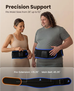 BOB AND BRAD ThermoRed Heating Pad Belt Massager for Lower Back Support, FSA Cordless Wearable Near Infrared Heat & Red Light Lumbar Back Wrap with Adjustable Vibration HSA Eligible, Gift for Family