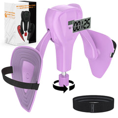 3rd Gen Inner Thigh Leg Train Exercisers 0-100 lbs Adjustable Resistance with Leg Straps Band Pelvic Floor Kegel Hip Exercise Workout Equipment Pilates Women Men