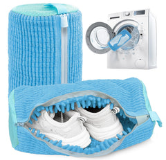 Shoe Washing Machine Bag,Laundry Shoe Bag for Washer and Dryer,Reusable Shoe Cleaning Bag for Sneakers,Tennis Shoes,With Self-locking Zipper, Microfiber Inside,Include Shoe Bag (Pro Yellow - 1 Pack)